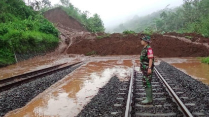 Dampak Longsor di Daop 5 Purwokerto, Sementara Waktu Perjalanan KA Jarak Jauh Tujuan Daop 8 Memutar