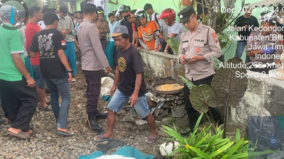 Dua Pelajar di Blitar Tewas Tertabrak Kereta Api di Perlintasan Tanpa Palang Pintu