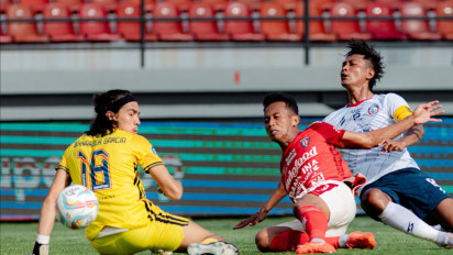 Hasil Liga 1: Bali United Taklukan 10 Pemain Arema FC