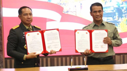 Mentan-Panglima TNI Teken MoU Kembalikan Swasembada Pangan dan Optimasi Lahan Tidur