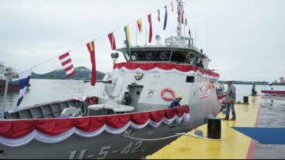 TNI AL Luncurkan Dua Kapal Patroli Buatan Dalam Negeri