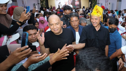 Didukung Warga Donggala Jadi Presiden, Ganjar Berkomitmen Mitigasi Bencana di Indonesia