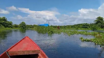 Banjir Rendam Pemukiman Warga Desa Kuo 16 KK Terpaksa Mengungsi