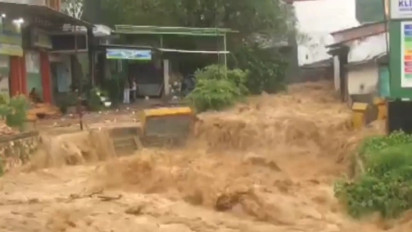 Kawasan Pegunungan Kendeng Diguyur Hujan Deras, Mengakibatkan Banjir Bandang 