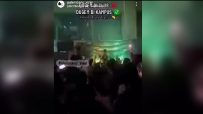 Viral! Mahasiswa Poltekpar Palembang Tutup Masa Pembelajaran Akhir Semester dengan Pesta Dugem di Kampus