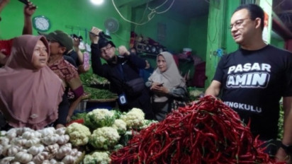 Kampanye di Bengkulu, Anies Baswedan Janjikan Pasar AMIN kepada Pedagang Tradisional