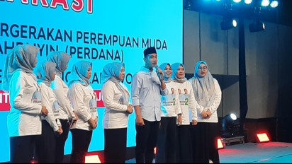 Dapat Dukungan dari Perempuan Muda Nahdliyin, Gibran Janji Realisasikan 9 Isu Perempuan