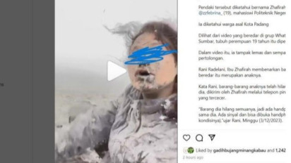 Viral Pendaki Wanita Korban Erupsi Gunung Marapi, Ibunda Cerita Sosok Zhafirah Hingga Kondisi Terkini, Ironis!