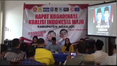 Menangkan Suara Prabowo-Gibran di Nganjuk, Sembilan Parpol Koalisi Indonesia Maju Bentuk Tim Pemenangan Daerah