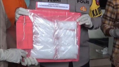 Satu Kilogram Narkotika Kiriman dari Pontianak Digagalkan Polisi Bangkalan, Satu Kurir Diamankan