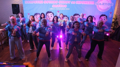 Ajak Nuansa Pilpres 2024 Riang Gembira, Tim Gibran A-Z 08 Gelar Kompetisi Goyang Gemoy