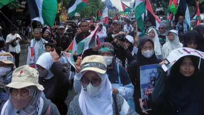 Lagi, Kirab Akbar Bela Palestina Digelar di Kawasan Titik Nol Kilometer Yogya