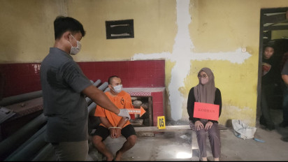 Rekonstruksi Suami Cor Mayat Istri di Blitar, Pelaku Peragakan 21 Adegan