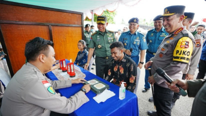 Kapolri dan Panglima TNI Deklarasikan Pemilu Damai Bersama Masyarakat Papua