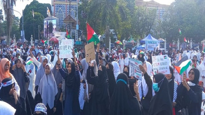 Lautan Manusia Bela Palestina di Sumut, Donasi Terkumpul Rp1 Miliar