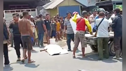 Detik-detik Kecelakaan Maut Menewaskan 1 Orang di Cilacap, Diduga Karena Pintu Mobil Terbuka