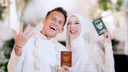 Kisah Cinta Penuh Haru Egy Maulana Vikri dan Adiba Khanza, Berawal dari DM Akhirnya Sampai Pelaminan