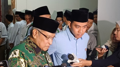 Said Aqil Siradj Sampai Ucapkan 'Saya Netral' Tiga Kali Saat Terima Kunjungan Gibran