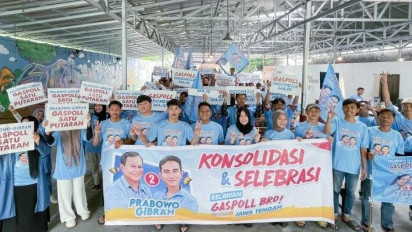 Kampanyekan Prabowo-Gibran Menang Satu Putaran, Relawan Gaspoll Bro Jateng Bakal Jalankan Strategi Ini...