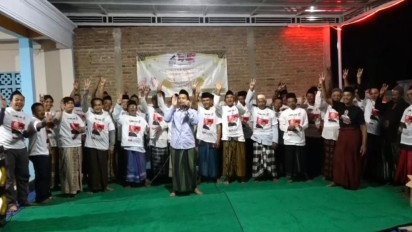 Komunitas Sopir Truk dan Warga di Kediri Kirim Doa Bersama untuk Kemenangan Ganjar - Mahfud