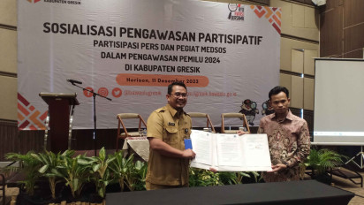 Bawaslu Gresik Temukan Sebanyak 732 Alat Peraga Kampanye Melanggar Aturan