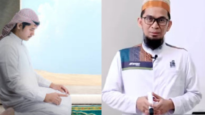 Sudah Benarkah Shalat Anda? Ustaz Adi Hidayat Beri Penjelasan soal Saat Tahiyat Jari Telunjuk Sebaiknya Digerakan atau Diam, Ternyata...