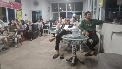 Nobar Debat Capres, TKD Ganjar-Mahfud di Mamuju Kesal Capres Mereka Dipojokkan