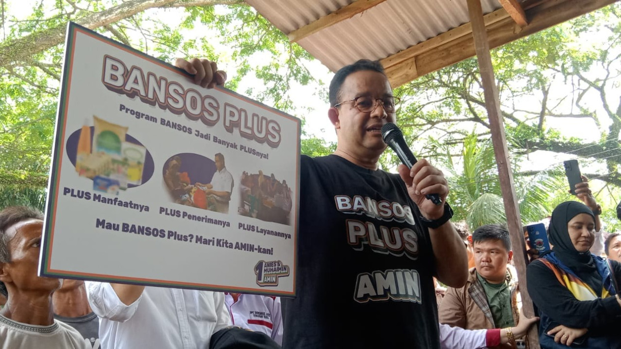 Kampanye ke Pekanbaru, Anies Janjikan Bansos Plus, Apa Itu?
            - galeri foto