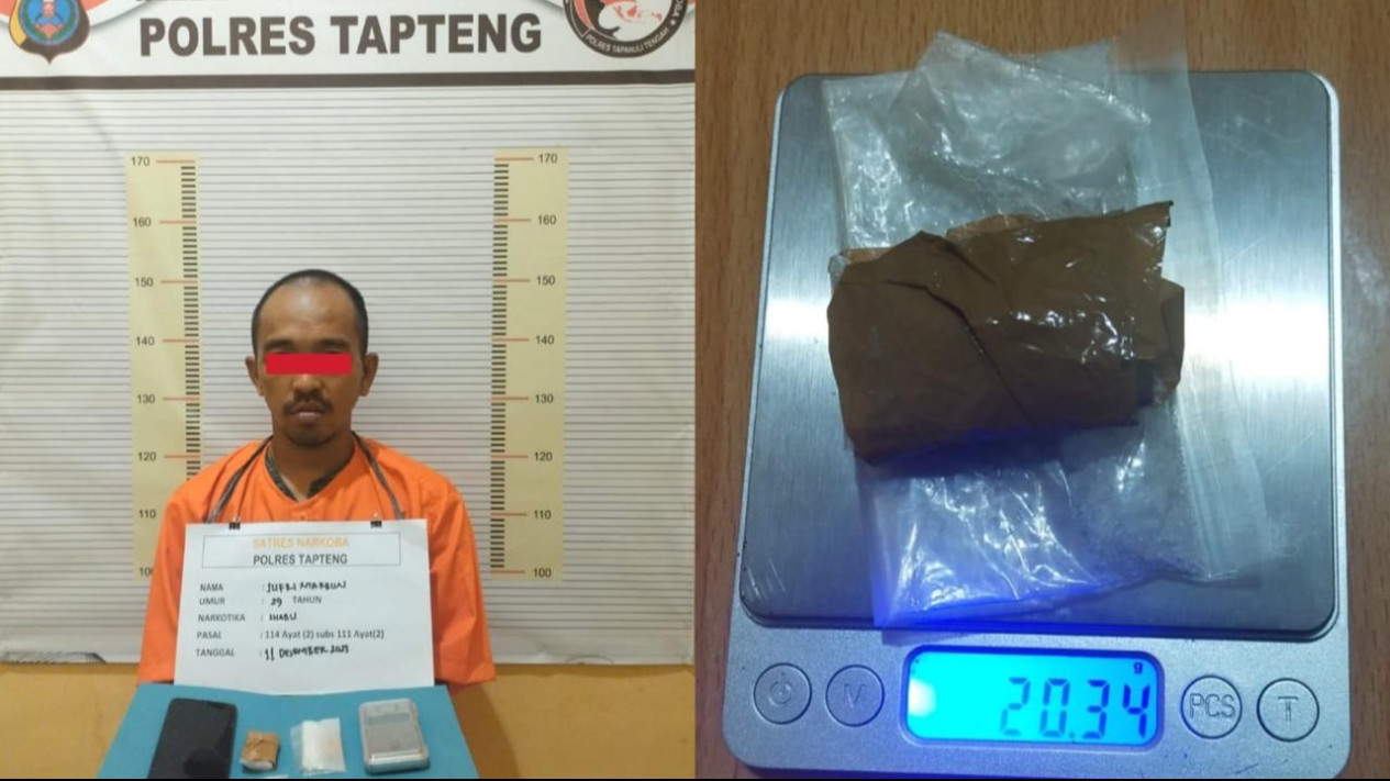 Hendak Transaksi, Pria Pengedar Sabu di Tapteng Ditangkap Polisi di Depan Sekolah
            - galeri foto