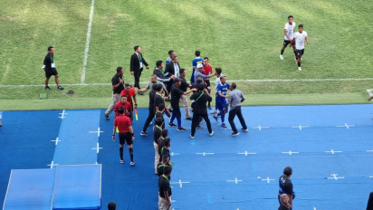 Diwarnai Protes, PSIM Jogja Kalah dalam Laga Kandang Lawan Nusantara United FC