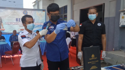 Polresta Mamuju Ungkap 38 Kasus Penyalahgunaan Narkoba Sepanjang 2023