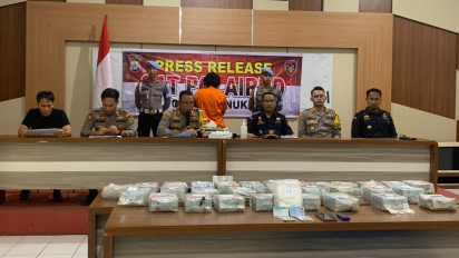 Hendak Dikirim ke Parepare, Sabu Puluhan Kilogram dari Malaysia Gagal Diselundupkan
