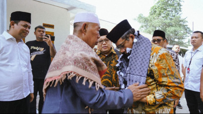 Hadiri Silaturahmi Ulama Salaf di Banten, Mahfud MD Kekeuh Ngaku Tak Kampanye