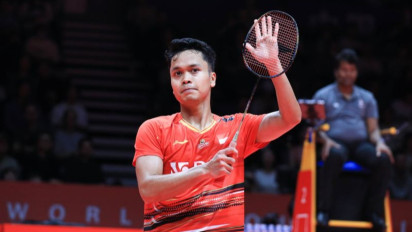 Ginting Harus Bekerja Keras Saat Taklukkan Wakil Tuan Rumah di BWF World Tour Finals 2023