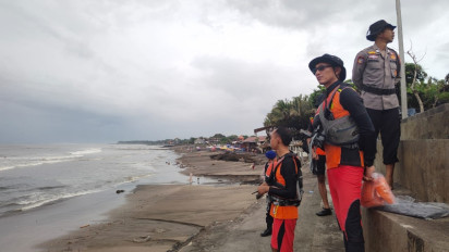 Tergulung Ombak Saat Mandi di Pantai Pererenan Badung, Buruh Bangunan Tewas 