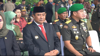 Pemprov Sulsel Puji Peringatan Hari Juang TNI AD ke-78 di Makassar
