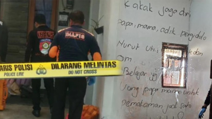 Guru SD Bunuh Diri Sekeluarga Menyisakan Satu Anak, Orang Tua Tinggalkan Pesan Terakhir untuk Sang Kakak: Love U Kakak