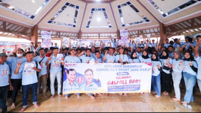 Komunitas E-Sport Gabung Gaspoll Bro Dukung Pemimpin Peduli Prabowo-Gibran