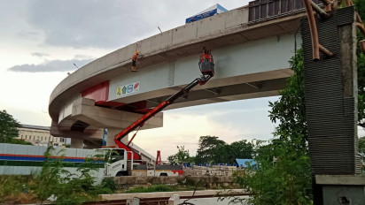 Uji Coba Flyover Juanda, Sejumlah Pengguna Jalan Masih Kebingungan