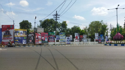 Alat Peraga Kampanye di Nganjuk Nodai Estetika Keindahan Kota, Ini Kata Warga
