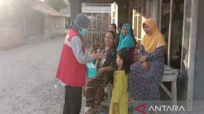 Abu Vulkanik Anak Krakatau Ganggu Aktivitas Warga di Pulau Sebesi