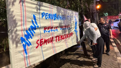 Timnas AMIN Pasrah Banyak APK Anies-Muhaimin yang Dicopot di Sejumlah Daerah