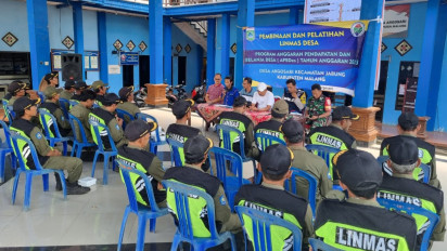 Polres Malang Tingkatkan Kesiapan Pengamanan Pemilu 2024 melalui Pelatihan Linmas