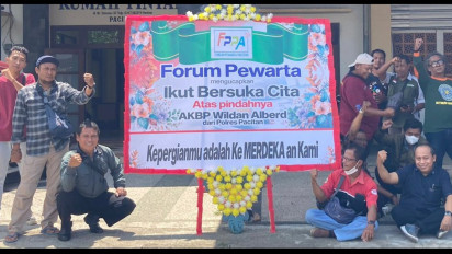 Sejumlah Wartawan Pacitan Sampaikan Terima Kasih ke Kapolda Jatim, Ini Alasannya