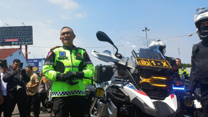 Cek Jalur Libur Nataru, Kapolda Jatim Naik Motor dari Surabaya ke Banyuwangi