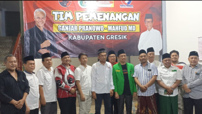 Posko Tim Pemenangan Ganjar - Mahfud di Gresik Diresmikan, Mujid Riduan: Optimis Menang 60 Persen