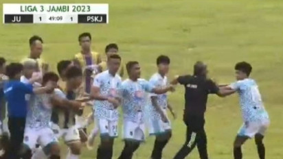 Insiden Pemukulan Terjadi di Liga 3 Jambi