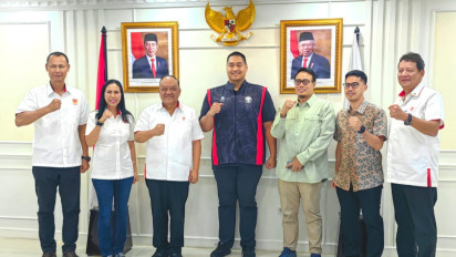 Ketum KONI Pusat Sampaikan Kesiapan PON XXI Aceh-Sumut 2024 kepada Menpora Dito