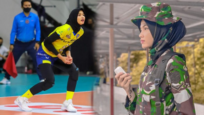 6 Atlet Voli Cantik Ini Ternyata Berstatus Anggota TNI, Bidadari Lapangan Favoritmu Termasuk Nggak?