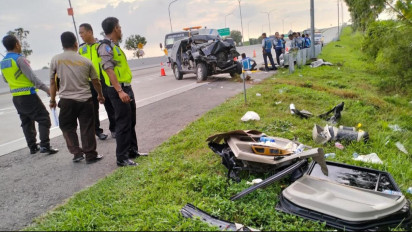 Laka Lantas Maut di Jalan Tol Trans Sumatera, Balita 3 Tahun Tewas Bersama Keluarga